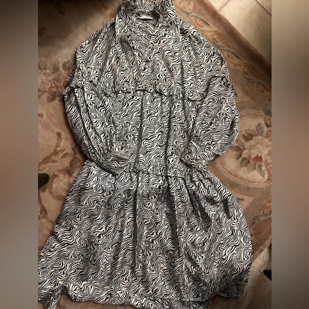 SANDRO Printed Business Casual dress
